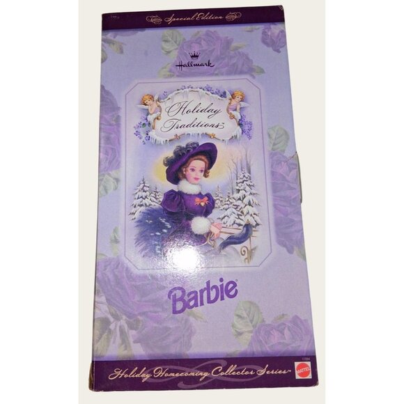 1996 Hallmark Holiday Traditions Barbie Doll Special Edition With Box - Picture 1 of 12